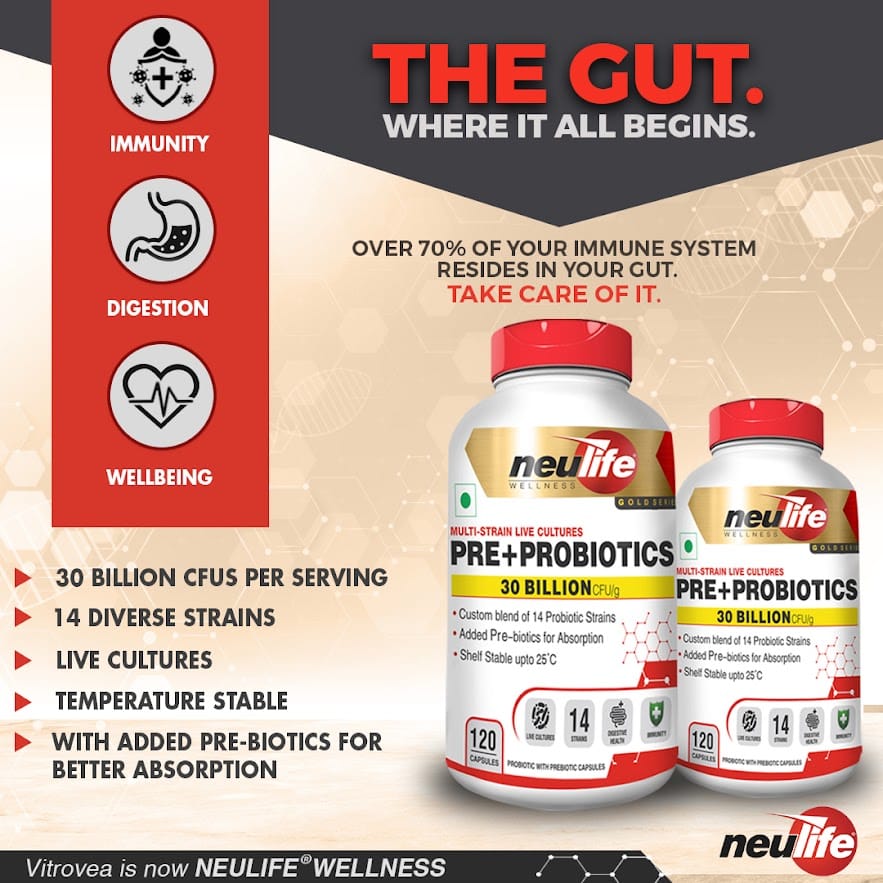 NEULIFE Temperature Stable PROBIOTICS Supplement 30 billion CFU for Men ...